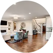 Step 4 — final review of completed flooring installation
