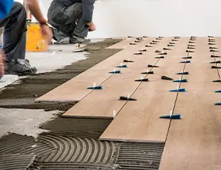 Tile installation by Vilchis Hardwood Floors in Durham NC